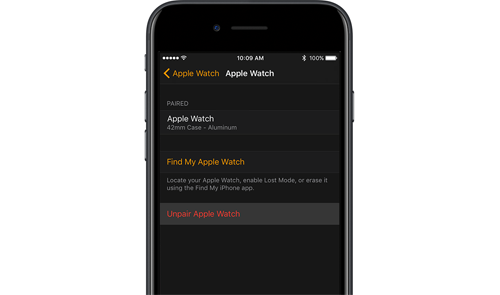 Removing iCloud from Apple Watch